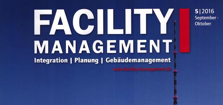 Fahrtreppen, Logistikflächen und Flächenaufmaß sind Themen in der jüngsten Ausgabe der Fachzeitschrift Facility Management