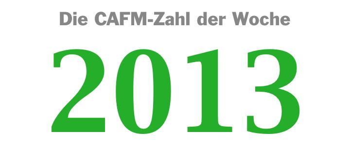 Die CAFM-Zahl der Woche ist die 2013 - die aktuelle Versionsnummer des DWG-Dateiformats für AutoCAD