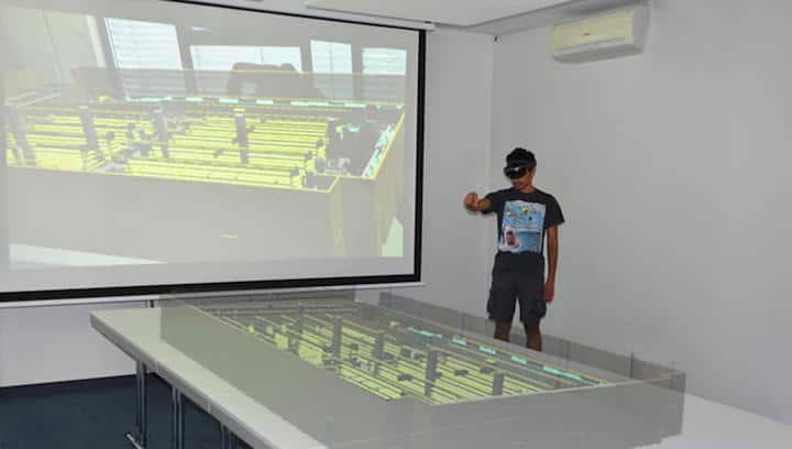Mixed Reality: Speedikon bringt BIM-Modelle in die HoloLens, so dass sich Nutzer in den virtuellen 3D-Objekten bewegen können