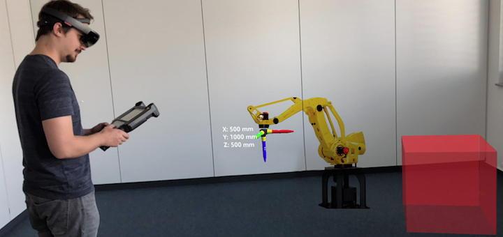 Im neuen Future.Lab entwickelt Speedikon auch Anwendungen für die Arbeit mit Robotern