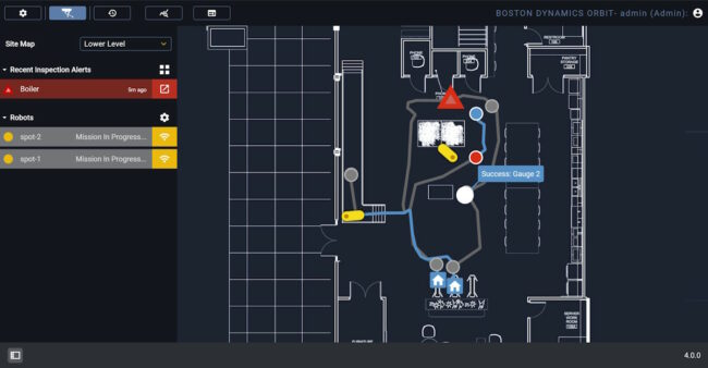 Mit Site Maps können Bediener ihren Spot direkt vom Schreibtisch aus mit neuen Routen und Einstellungen versorgen. - Bild: Boston Dynamics