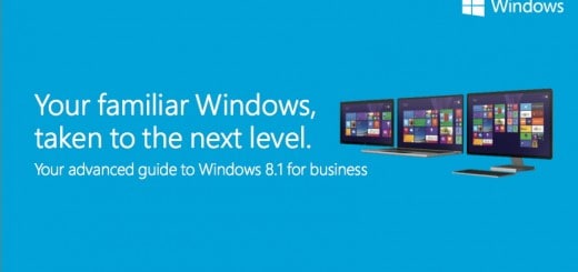 Cover der Microsoft Einführung zu Windows 8.1 für kleinere Unternehmen