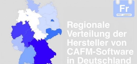 Regionale Verteilung von CAFM-Herstellern in Deutschland Statistik-Freitag - CAFM-News