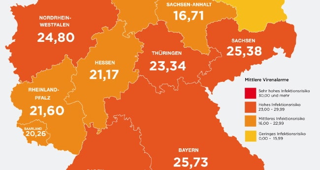 Karte der Cyberbedrohung in Deutschland im Q2-2014; Kaspersky Lab