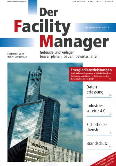 Dienstleister und Datenformate sind  Themen der aktuellen Ausgabe von Der Facility Manager