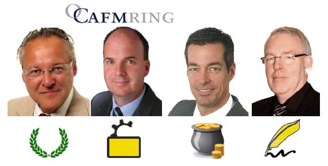 Der Vorstand des CAFM-Rings 2014/2015 (v.l.): Ralf Golinksi, Klaus Aengenvoort, Frank Bögel, Rudolf Brendel