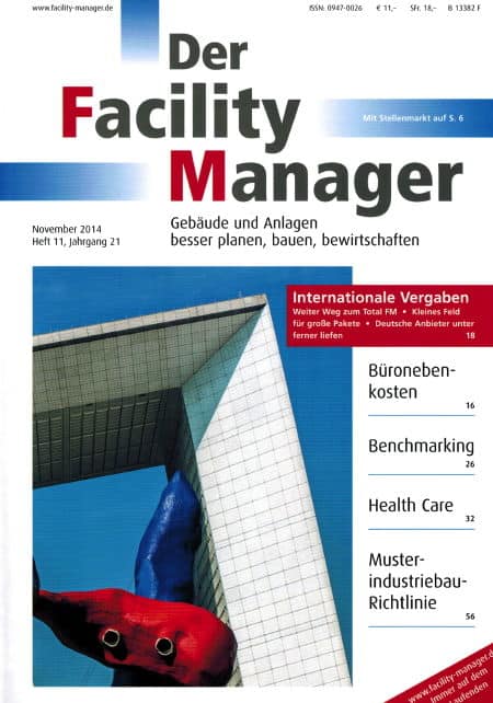 Sicherheit, Benchmarking, Energie und Krankenhäuser sind die zentralen Themen der November-Ausgabe von Der Facility Manager
