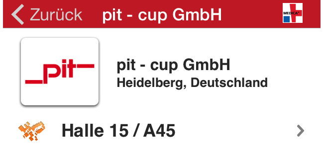 pit-cup auf der medica 2014