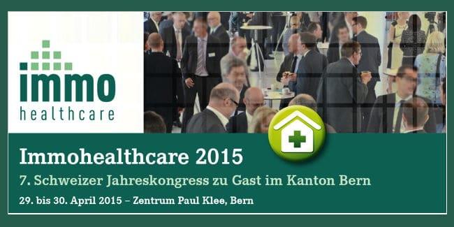 Die Kongressmesse Immohealthcare 2015 findet am 29. und 30. April in Bern statt