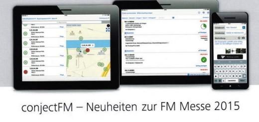 Mobile Lösungen für das CAFM stehen zur FM-Messe 2015 im Fokus von Conject