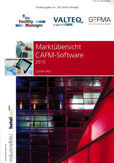 Die Marktübersicht CAFM-Software 2015 ist jetzt erschienen