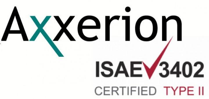 Die CAFM-Software Axxerion ist erneut nach ISAE 3402 zertifiziert