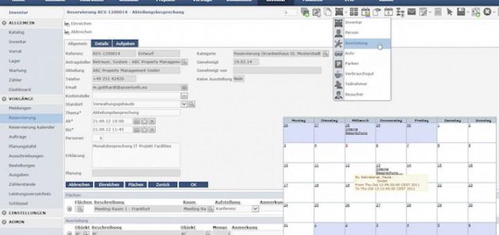 Mit einer neuen Schnittstelle integriert Axxerion jetzt Outlook in sein Reservierungs-Management