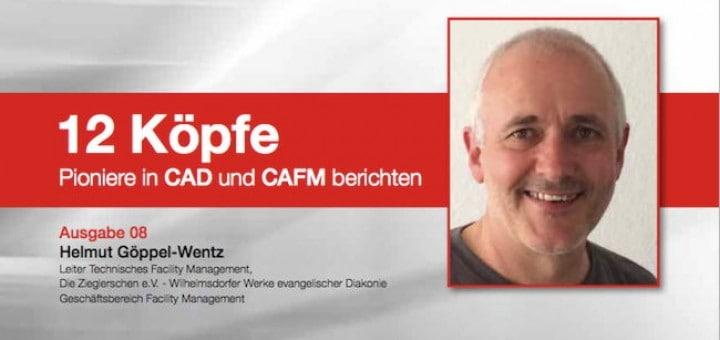 Helmut Göppel-Wentz ist der CAFM-Profi Nummer 8, der pit-cup in ihrer Serie "12 Köpfe. Pioniere in CAD und CAFM berichten" portraitieren