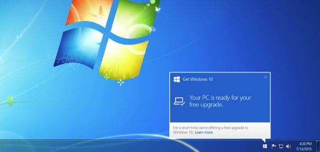 Ungebetener Gast: Microsoft lädt ungefragt das neue Windows 10 auf geeignete PCs und meldet die Upgrade-Option mit wiederkehrenden Pop-ups