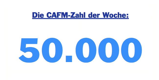 Die CAFM-Zahl der Woche ist 50.000 - für die Anzahl der Datensätze auf vdi3805.org