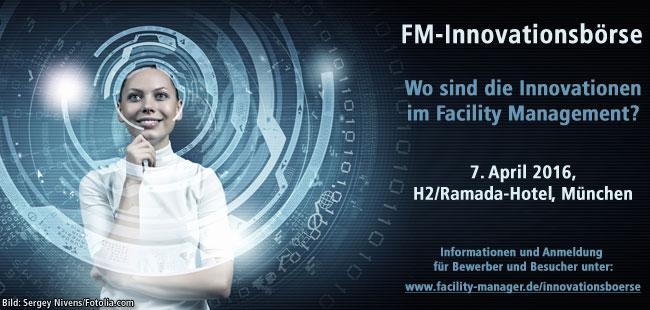 Neues Format und ohne FM-Messe: Der FM Anwenderpreis wird zur FM-Innovation des Jahres und 2016 auf einer eigenen Veranstaltung verliehen