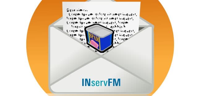 einfach löschen: Aktuell ist eine Spam-Mail mit Bezug zu einer INservFM 2014 unterwegs