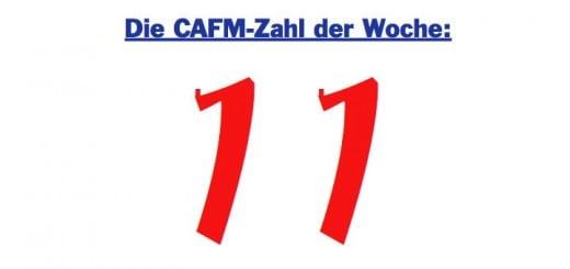 Die CAFM-Zahl der Woche ist die 11, weil elf Prozent des deutschen Stromverbrauchs durch Geräte im Standby verursacht werden.