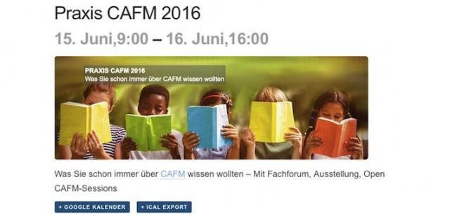 Der neue Event-Kalender auf CAFM-News kann umfangreiche Informationen zu jeder gelisteten Veranstaltung liefern