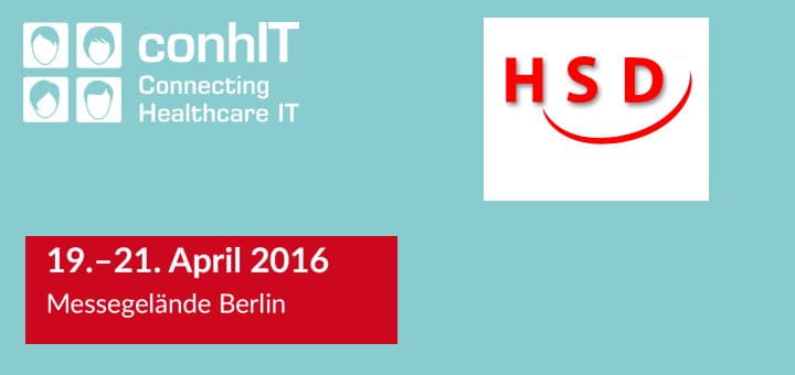 HSD stellt vom 19. bis 21. April auf der conhIT in Berlin aus
