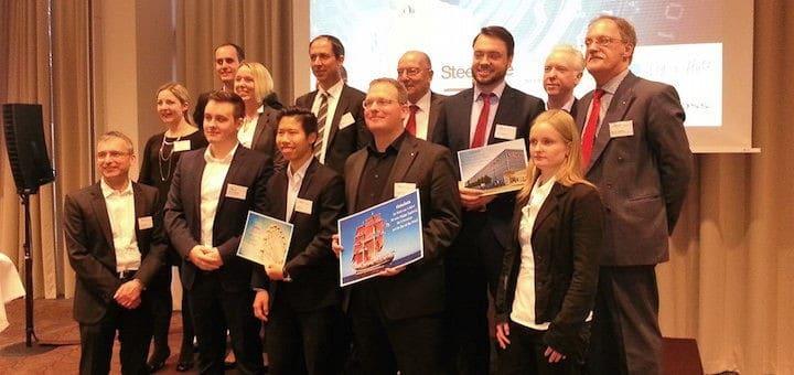 Die Preisträger und weiteren Teilnehmer der 1. FM-Innovationsbörse. mit Philipp Salzmann (4. von rechts)