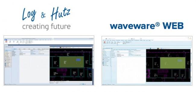 Doppelgänger: Der reguläre Client von wave Facilities ist die Vorlage für den neuen Loy & Hutz  Webclient waveware WEB