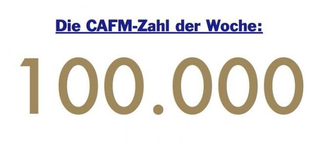 Die CAFM-Zahl der Woche ist die 100.000 - so viele Solarthermie-Anlagen wurden 2015 installiert