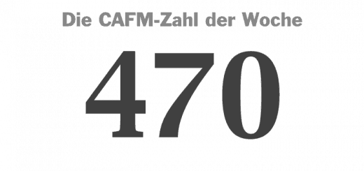 Die CAFM-Zahl der Woche ist dieses Mal die 470 für die GEFMA 470 zum Thema Datenaustausch im FM
