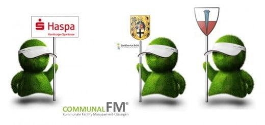 Drei neue Kunden für Communal FM – die Hamburger Sparkasse allerdings für Datendienstleistungen und nicht für CAFM