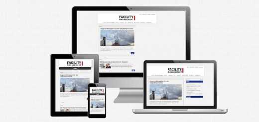 Jetzt auch mobil: Das Design der neuen Facility Management Website ist luftig und vor allem responsiv