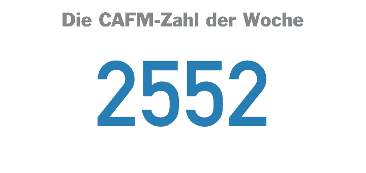 Die CAFM-Zahl der Woche ist die 2552 - die Ziffer der geplanten VDI-Richtlinienreihe zum Themenfeld BIM