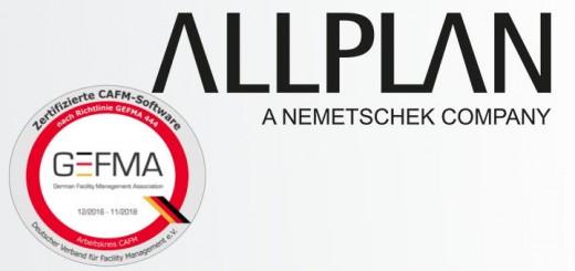 Allplan allfa ist zum vierten Mal in Folge nach GEFMA 444 zertifiziert – in 11 von 14 Katalogen