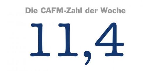 Die CAFM-Zahl der Woche ist die 11,4 – für den Prozentsatz der Besucher, die im Rahmen der BIM World Munich '16 an der ersten Umfrage zu BIM in Deutschland teilgenommen haben