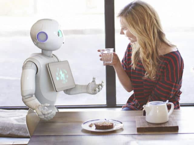 Der Roboter Pepper, der auf menschliches Verhalten reagiert, ist Thema einer Keynote auf dem Messeforum der INservFM 2017 