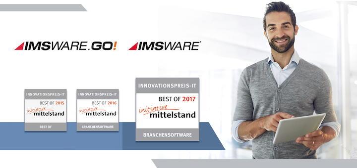 ...zum Dritten: Im Rahmen des Innovationpreis-IT hat IMS erneut eine Best-of Auszeichnung erhalten