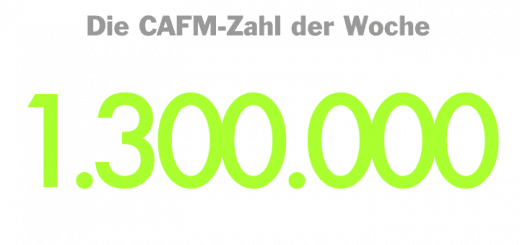 Die CAFM-Zahl der Woche ist die 1.300.000, da der Bund den ersten kommunalen Energiespeicher mit 1,3 Millionen Euro gefördert hat