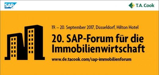 Das 20. SAP-Forum für die Immobilienwirtschaft findet am 19. und 20. September in Düsseldorf statt