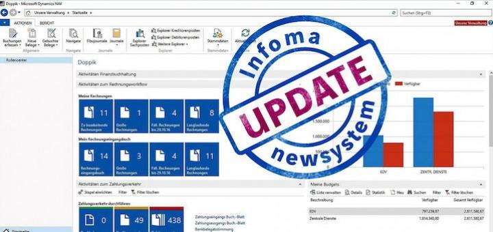 Infoma newsystem Update - Symbolbild