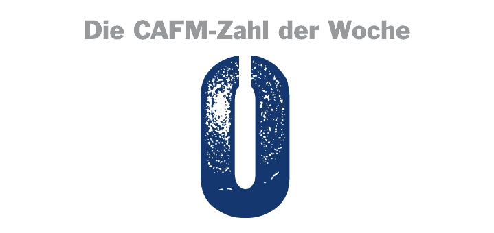 Null mit Lücke: Die heutige CAFM-Zahl der Woche ist eigentlich zwei Zahlen, denn die Lücke füllt eine 1