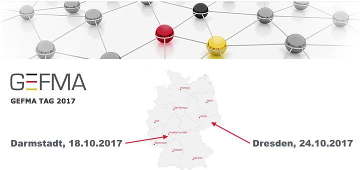 Die kommenden GEFMA-Tage im Oktober finden in Darmstadt und Dresden statt