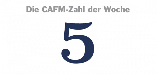 Die CAFM-Zahl der Woche ist die 5 – für die fünf Meinungsführer im Fokus Instandhaltung