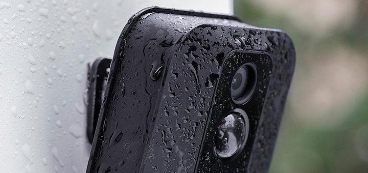 Trotzt Wind und (Regen-)Wetter: Die Blink XT Überwachungskamera ist für den Außeneinsatz entwickelt