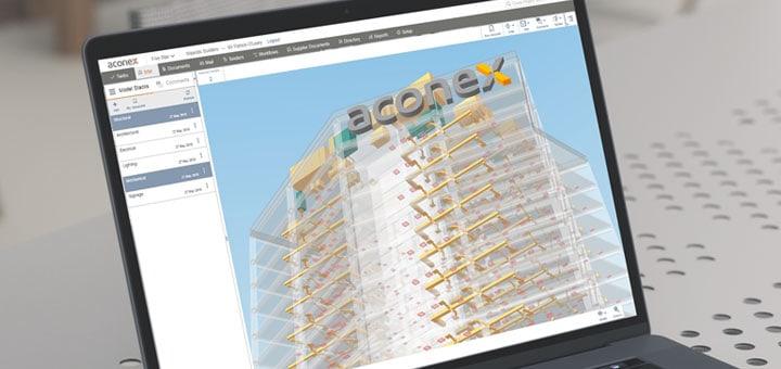 BIM ist ein wesentliches Thema von Aconex, bei dem auch CAFM eine Rolle spielen kann