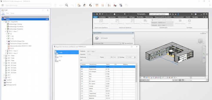 Aus dem BIM in das CAFM-System: Spartacus lässt sich von Revit vieles sagen