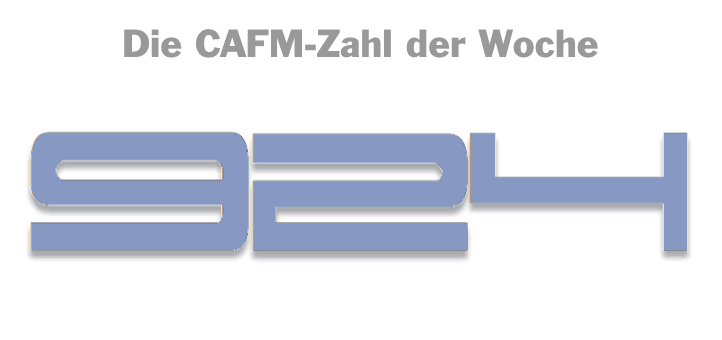 Die CAFM-Zahl der Woche ist die 924 – für die GEFMA Richtlinie 924 Datenmodell, Kataloge und Ordnungsrahmen für das FM