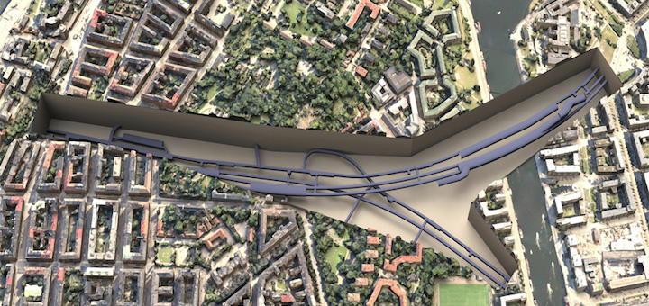 Auch die Erweiterung der U-Bahn in Stockholm wird mit Software von Bentley geplant