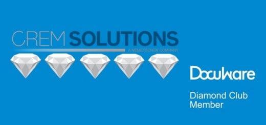 CREM Solutions ist erneut in den Docuware Diamond Club aufgenommen worden