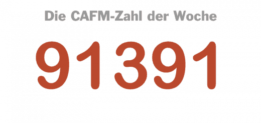 Die CAFM-Zahl der Woche ist die 91391 für die geplante DIN SPECKick-off DIN SPEC zu gemeinsamen Datenumgebungen für BIM Projekte