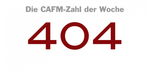 Die CAFM-Zahl der Woche ist die 404 – für die Webseiten, die es nicht gibt. Auch im CAFM.